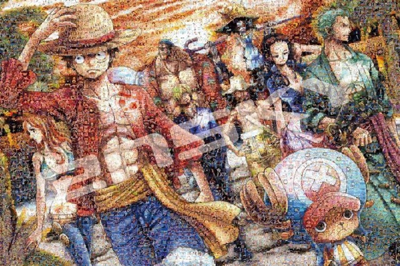 Quebra-Cabeça Chapéu de Palha (One Piece)